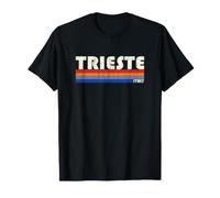 Trieste Italy Retro 70s 80s Style Maglietta