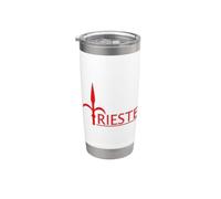 TRIESTE SIMBOLO BANDIERA CITTÀ ITALIA Bicchiere termico in acciaio inox doppia parete