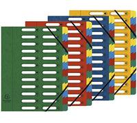 Trieur harmonika a fenetres avec elastiques nature future carte lustree 24 compartiments