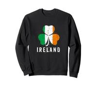 Trifoglio per Orgoglio Irlandese una Bella Bandiera Irlanda Felpa