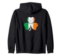 Trifoglio per Orgoglio Irlandese una Bella Bandiera Irlanda Felpa con Cappuccio