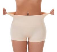 TRIFOLIUM Slip Donna Vita Alta Senza Cuciture - Boxer Contenitivo, Intimo Modellante Nude IT 48-50 Etichetta di Fabbrica L (2501-L-ND)