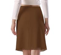 TRIFOLIUM Sottogonna rinfrescante Premium da Donna - Mezza Sottoveste 48 cm Ambra IT 42-44 Etichetta di Fabbrica M (1835-19IN-M-CH)