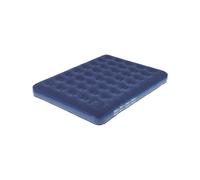 Trigano - Materasso da campeggio gonfiabile - Matelas Velours 2 places pompe intégrée - Blu