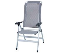 Trigano - Poltrona da campeggio - Fauteuil Alu Dossier Haut Eco Basalte - Grigio