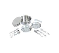 Trigano - Popote attrezzate per 2 - Popote Inox 2 Personnes - Grigio