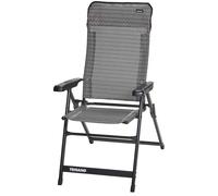 Trigano - Sedia da campeggio - Fauteuil Alu Dos Haut Slim Cocoon in Alluminio - Grigio