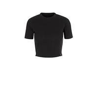 Trigema 563201 Crop Top, Nero, XL Donna