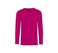 Trigema Herren Langarm-Shirt T, Magenta, X-Large Uomo