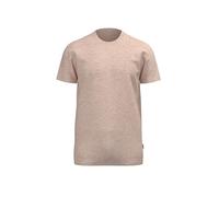 Trigema T-Shirt Slim Fit in Cotone Deluxe, Sabbia Melange, L