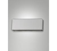 Fabas Luce Parete LED Esterni Trigg 6786-02-844 Argento IP54 14Watt Up & Down [EEK: G]