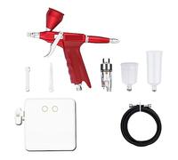 Trigger Air Control GunSide Feed Aerografo con kit compressore di arresto automatico for auto/carrozzeria torta Applicazione multifunzionale(NCT-24WYW116B S3)