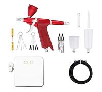 Trigger Air Control GunSide Feed Aerografo con kit compressore di arresto automatico for auto/carrozzeria torta Precisione Senza Sforzo Spruzzo Uniforme(NCT-24WYW116B S2)