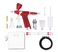 Trigger Air Control GunSide Feed Aerografo con kit compressore di arresto automatico for auto/carrozzeria torta Applicazione multifunzionale(NCT-24WYW116B S1)