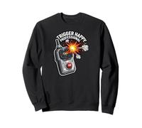 Trigger Happy Professional Funny Remote Fire Button Felpa