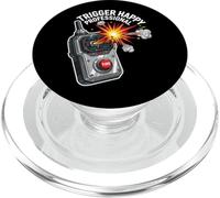 Trigger Happy Professional Funny Remote Fire Button PopSockets PopGrip per MagSafe