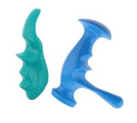 Trigger Point Body Self Massage Tool Thumb Saver Massaggiatore Strumento Blu + Bianco