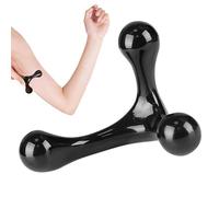 Trigger Point Massager, Back Neck Deep, 4.25x4.25in Tessuto Tool, Ergonomic Handheld Musle Relaxer, Stick for Shoulder, Legs, Arms, Feet, Seniors, Adulti