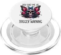 Trigger Warnings You Had Me at Trigger Warning Dark Romance PopSockets PopGrip per MagSafe