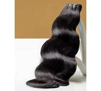 TRIIPPY Confezione singola di capelli umani cambogiani crudi, fasci di onde del corpo, tripla durata rispetto ai normali capelli vergini, mantengono lisci la seta e l'osso dopo molteplici lavaggi