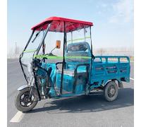 Trike, copertura per moto, protezione per tutte le condizioni atmosferiche, a tre ruote, impermeabile, antipolvere e solare, accessori adatti per vari tipi di bici a 3 ruote (rosso, 100 cm)