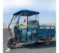 Trike, copertura per moto, protezione per tutte le condizioni atmosferiche, a tre ruote, impermeabile, antipolvere e solare, accessori adatti per vari tipi di bici a 3 ruote (blu, 90 cm)