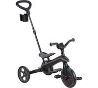 Globber - Triciclo Explorer 4 in 1 - Triciclo pieghevole ed evolutivo in stile draisiano per bambini dai 10 mesi ai 5 anni