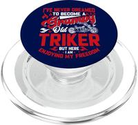 Trikes Old Triker divertente moto a tre ruote PopSockets PopGrip per MagSafe