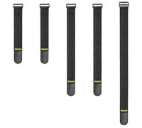 Trilancer Cinghie Elastiche con Antiscivolo - Set da 5 Fascette Riutilizzabili di 3 Misure Diverse - Fascette a Strappo per Prolunghe, Cavi, Corde, Tubi Flessibili, Camper o Come Stringi Pantaloni