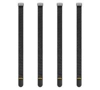 Trilancer Cinghie Elastiche con Chiusura a Strappo e Dettagli Antiscivolo, 81x5cm (4 Pezzi) Cinghie a Strappo Multiuso, Ideali per Cavi, Bici, Bagagli, Attrezzatura da Campeggio e Tappetini da Yoga