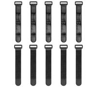 Trilancer Cinghie Elastiche con Strisce Antiscivolo, 15 x 2.5 cm (10 Pezzi) Heavy Duty Robuste Multiuso - Cinghie a Strappo per Cavi, Prolunghe, Tubi, Bicicletta, Giarrettiere Reggi Pantaloni, Garage