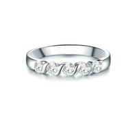 Trilani Anello a verretta da Donna in Argento Sterling 925
