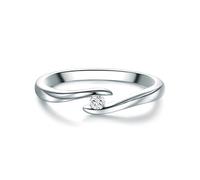 Trilani Solitario da Donna in Argento Sterling 925