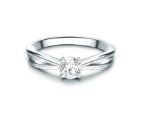 Trilani Solitario da Donna in Argento Sterling 925