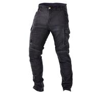 Trilobite Acid Scrambler Doublelayer Jeans da moto, nero, Taglia 30/32