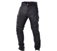 Trilobite Acid Scrambler Doublelayer Jeans da moto, nero, Taglia 40/32