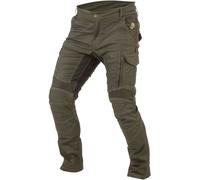 Trilobite Acid Scrambler Doublelayer Jeans da moto, verde-marrone, taglia 32 38 per maschi