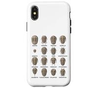 Trilobite Famiglie Grafico Paleontologia Scienza Amanti Fossili Custodia per iPhone X/XS