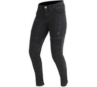 Trilobite Parado Black Monolayer Slim Jeans da moto da donna, nero, taglia 30 34 per maschi