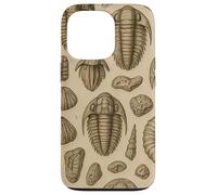 Trilobites Fossils and Rocks Pattern for Fossil Hunters Custodia per iPhone 13 Pro