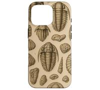 Trilobites Fossils and Rocks Pattern for Fossil Hunters Custodia per iPhone 16 Pro
