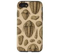 Trilobites Fossils and Rocks Pattern for Fossil Hunters Custodia per iPhone SE (2020) / 7/8