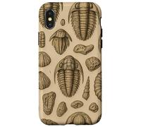 Trilobites Fossils and Rocks Pattern for Fossil Hunters Custodia per iPhone X/XS