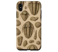 Trilobites Fossils and Rocks Pattern for Fossil Hunters Custodia per iPhone XS Max