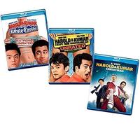 Trilogia Blu-ray completa di Harold e Kumar: Harold & Kumar vanno al castello bianco (Extreme Unrated) / Harold & Kumar: Fuga dalla baia di Guantanamo (Edizione speciale non classificata) / Un Natale