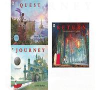 Trilogia del viaggio di Aaron Becker, set di 3 libri da collezione (viaggio, ricerca, ritorno)