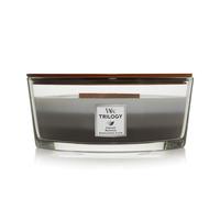 Trilogy Candela Profumata Ellipse Con Stoppino Crepitante | Legno Caldo (Warm Wo