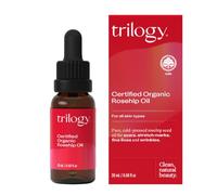 Trilogy Olio biologico certificato di rosa canina - 20 ml - olio naturale anti-età biologico per il viso a base di olio di rosa canina pressato a freddo per la cura del viso e la riduzione di
