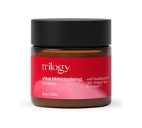 Trilogy Vital Crema idratante - 60 ml - Crema idratante per pelli secche, sensibili e stanche, vegana, nutriente e rassodante per la pelle, ingredienti naturali al 100%