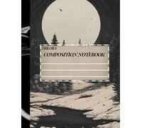 Trilora Black Vintage Aesthetic Composition Notebook: Ruled 150 Pages 8.5 X 11" For For Students, Writers, And Anyone Who Appreciates A Touch Of Old-World Sophistication.